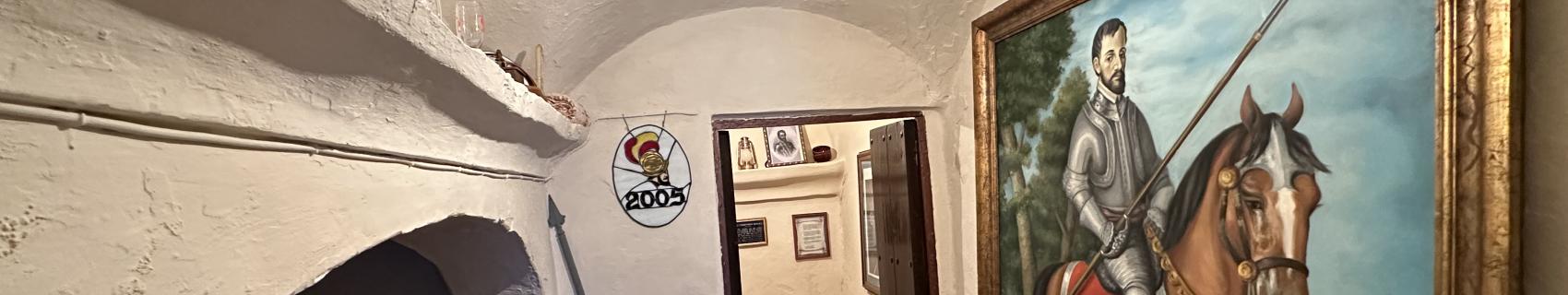 Recreación de lo que sería el hogar de la familia De Soto en el siglo XVI.