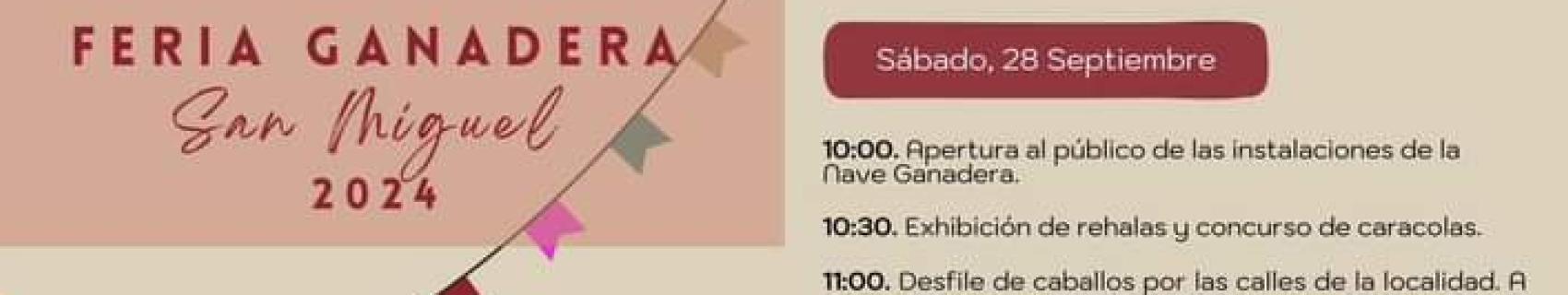 PROGRAMA FIESTAS SAN MIGUEL 2024