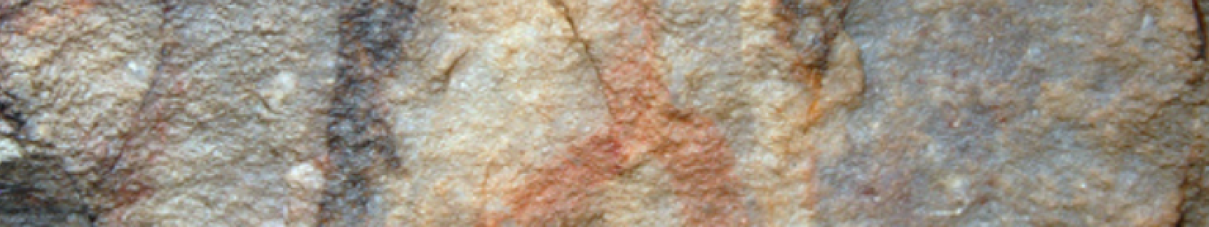 Rock paintings.