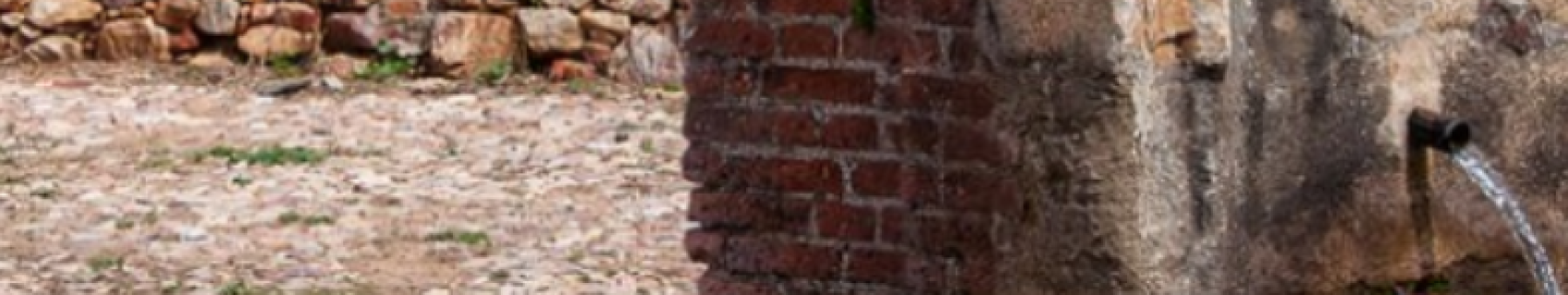 Pilar de Palomas, Acueducto y Escudo de Carlos V