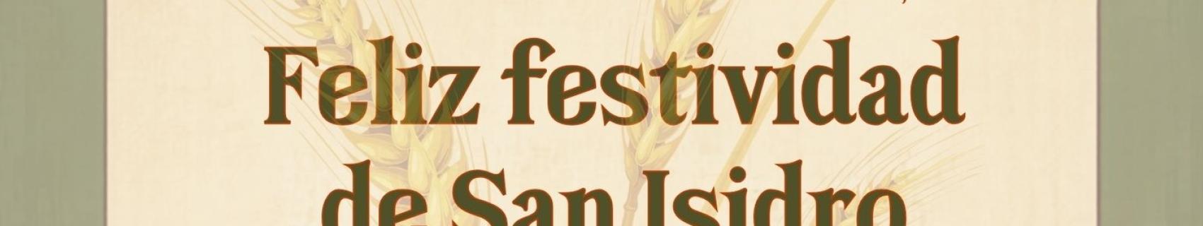 Programa de actos con motivo de la festividad de San Isidro Labrador 2026 en Hornachos