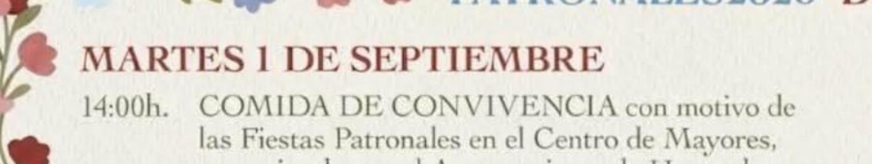 Programa de Feria y Fiestas Patronales en honor a la Virgen de los Remedios