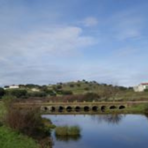 Poblado o Casas de Ardila y río