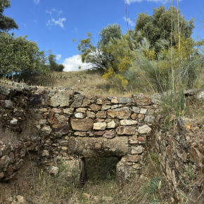 Parte de la edificación romana.