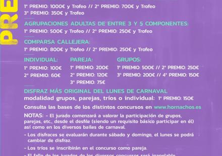 PROGRAMACIÓN DE CARNAVAL 2026