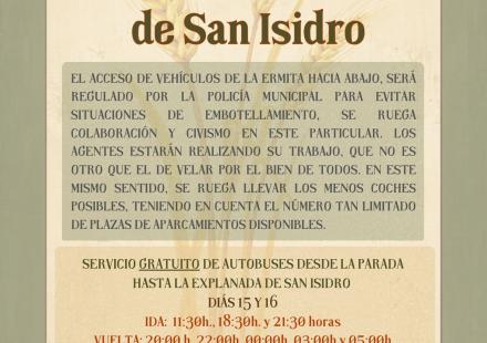 Programa de actos con motivo de la festividad de San Isidro Labrador 2026 en Hornachos