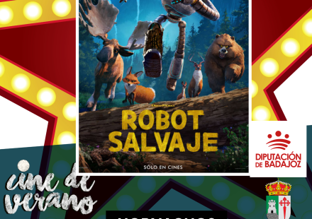 CINE DE VERANO EN HORNACHOS . 12 de julio a las 22:30.ROBOT SALVAJE.